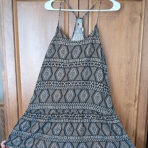 Roxy Black and White Strappy Dress